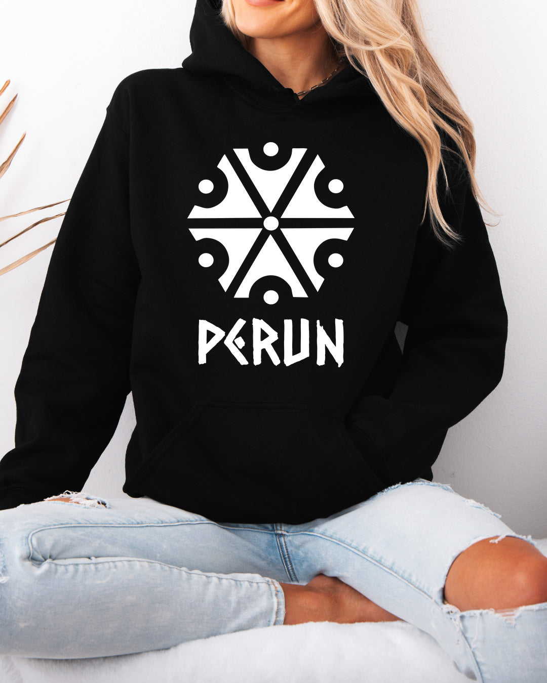 Perun Symbol — Czarny
