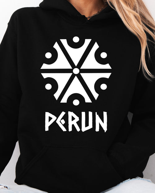 Perun Symbol — Czarny