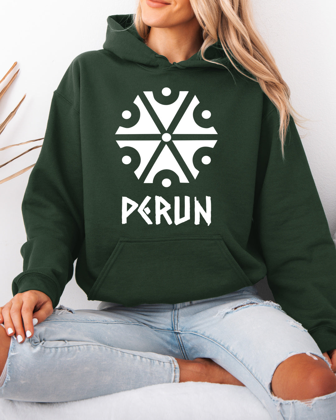 Perun Symbol — Zielony leśny
