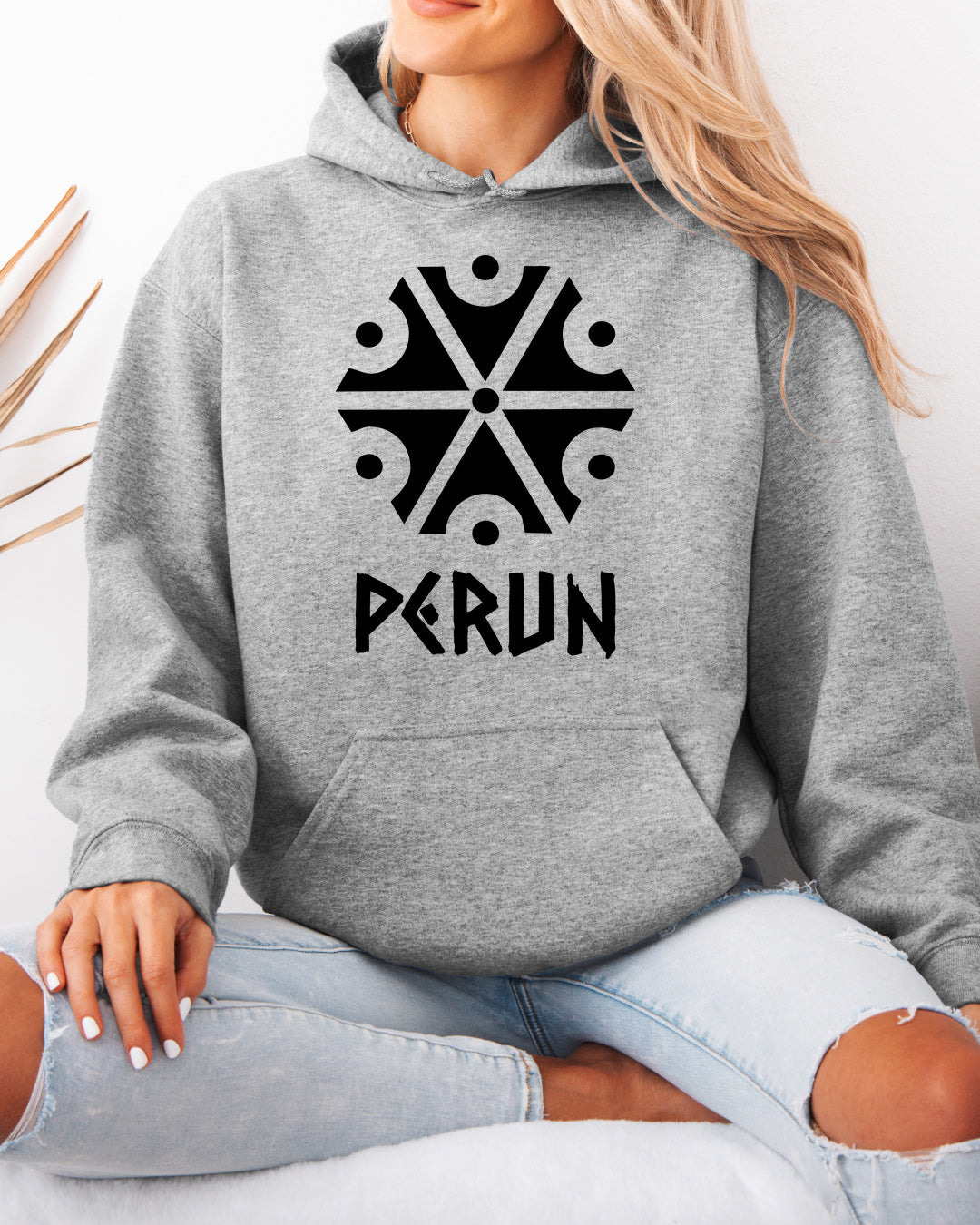 Perun Symbol — Szary