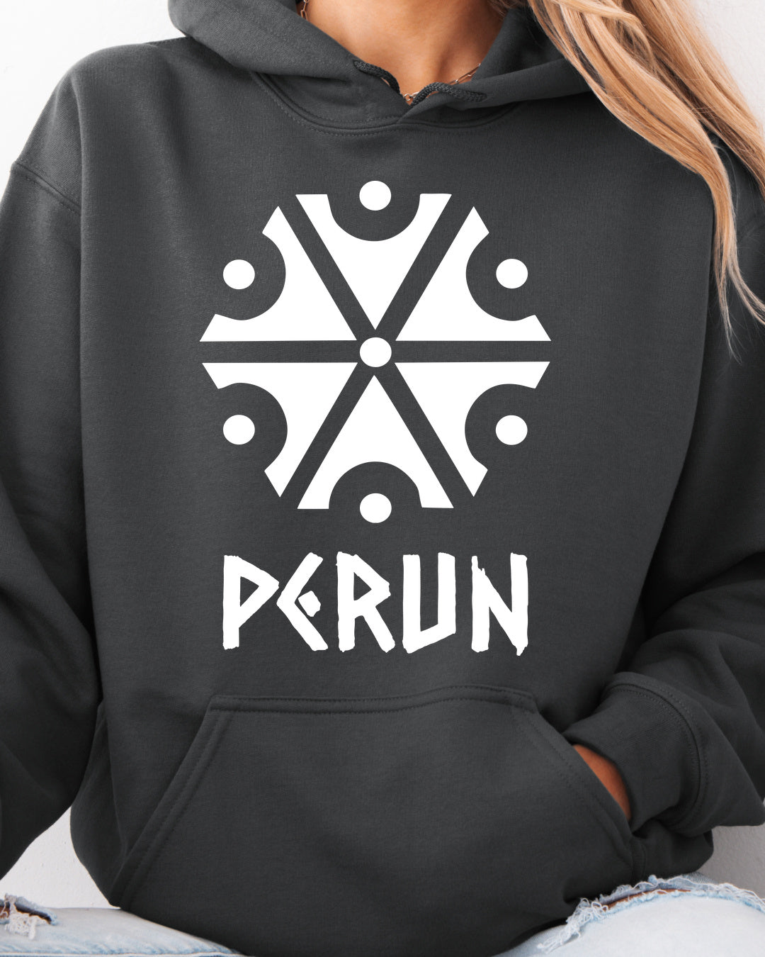 Perun Symbol — Grafitowy