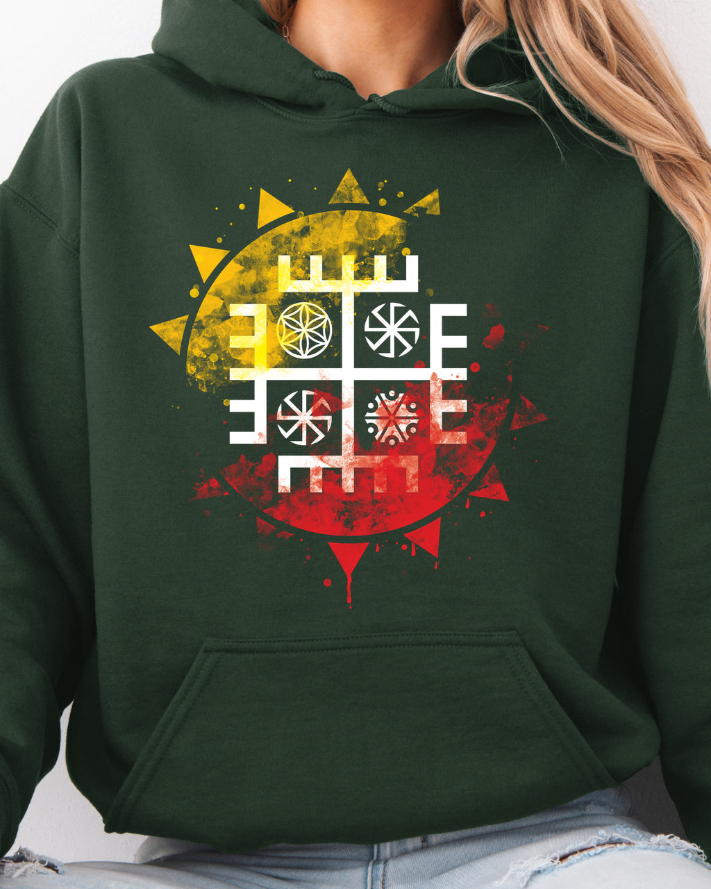 Ręce Boga Słońce — Zielony leśny