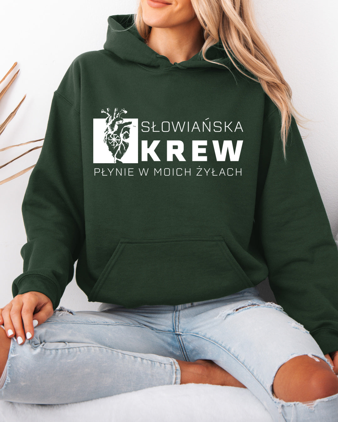 Słowiańska Krew Płynie w Moich Żyłach — Zielony leśny