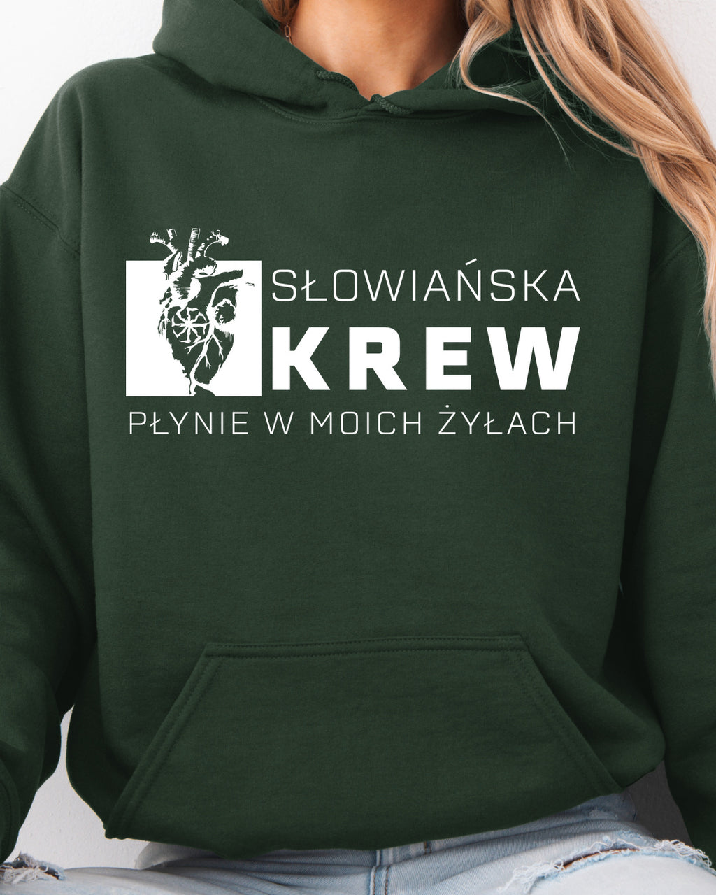 Słowiańska Krew Płynie w Moich Żyłach — Zielony leśny