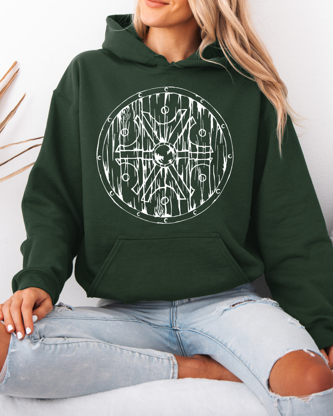 Symbol Peruna Tarcza — Zielony leśny