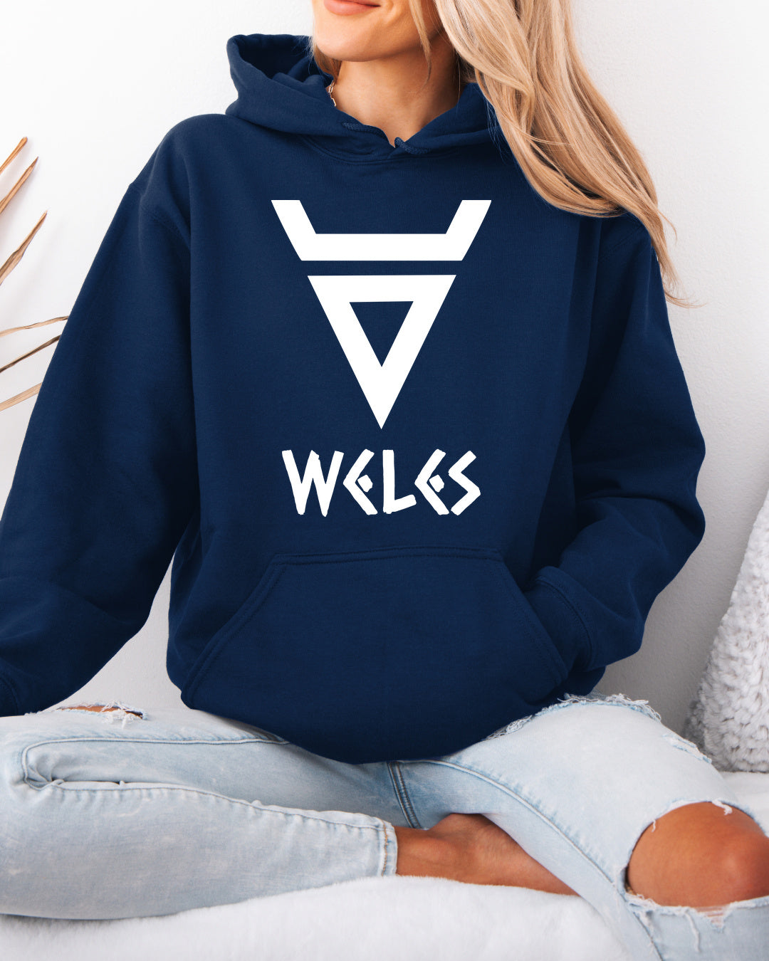 Weles Symbol — Granatowy