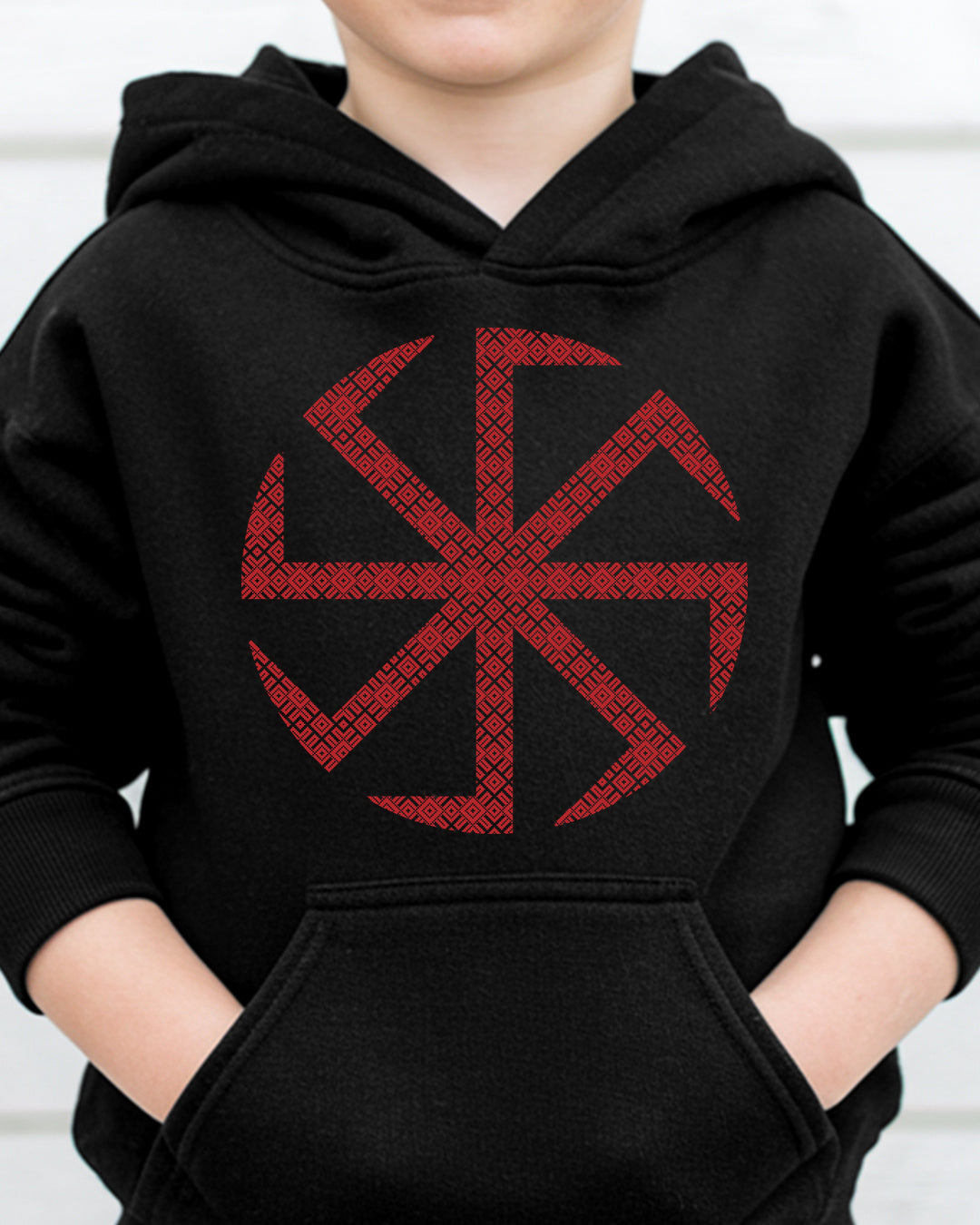 Kołowrót Ornament — Czarny