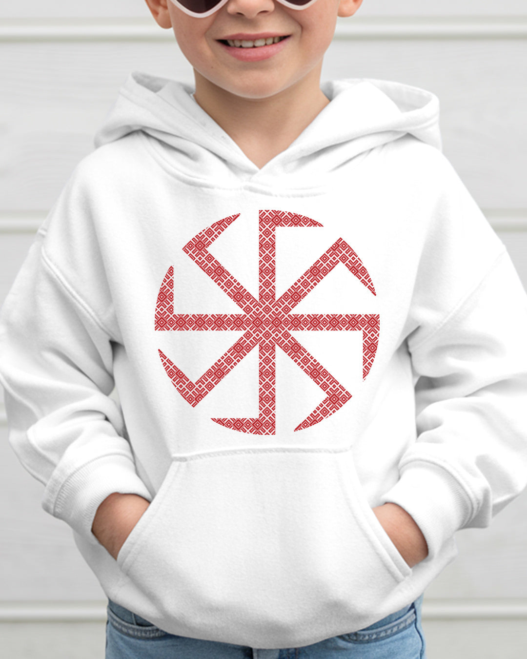 Kołowrót Ornament — Biały