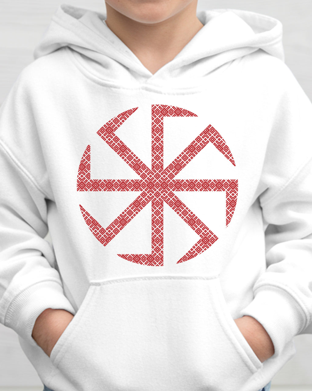 Kołowrót Ornament — Biały