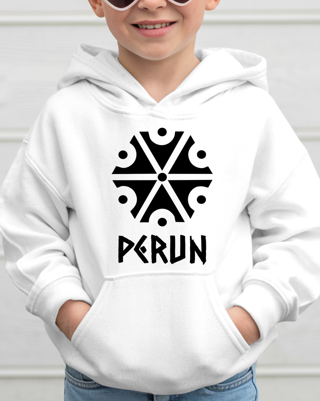 Perun Symbol — Biały