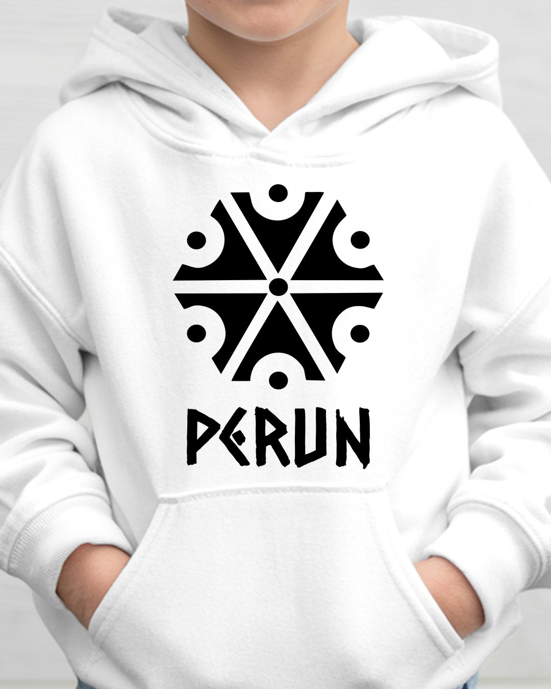Perun Symbol — Biały