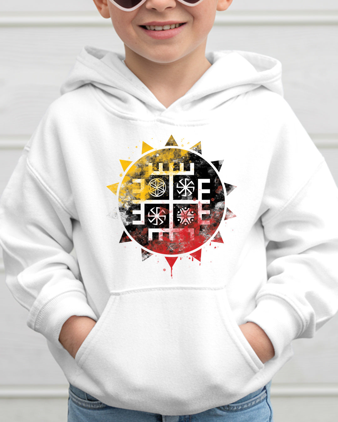 Ręce Boga Słońce — Biały