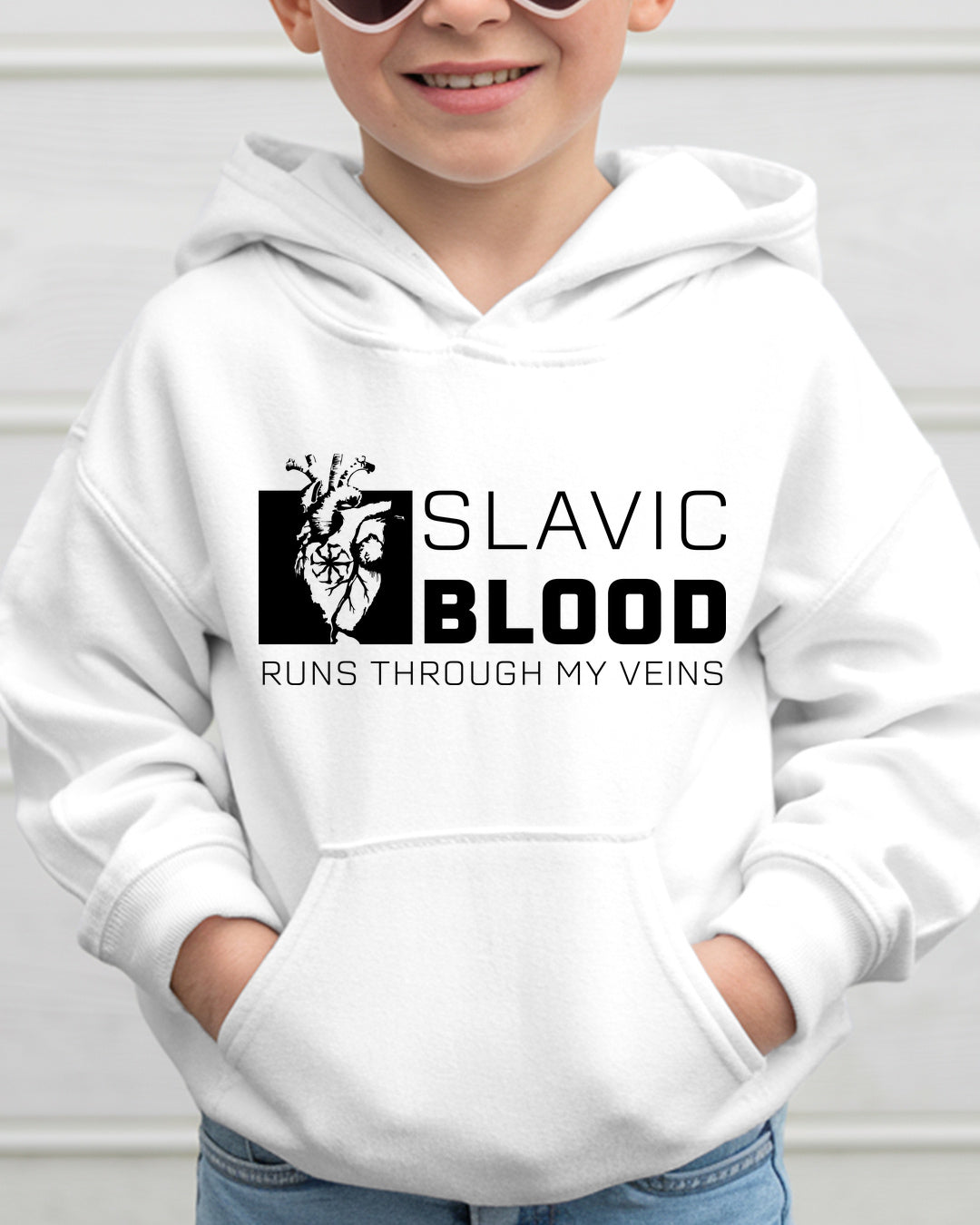 Slavic Blood Runs Through My Veins — Biały