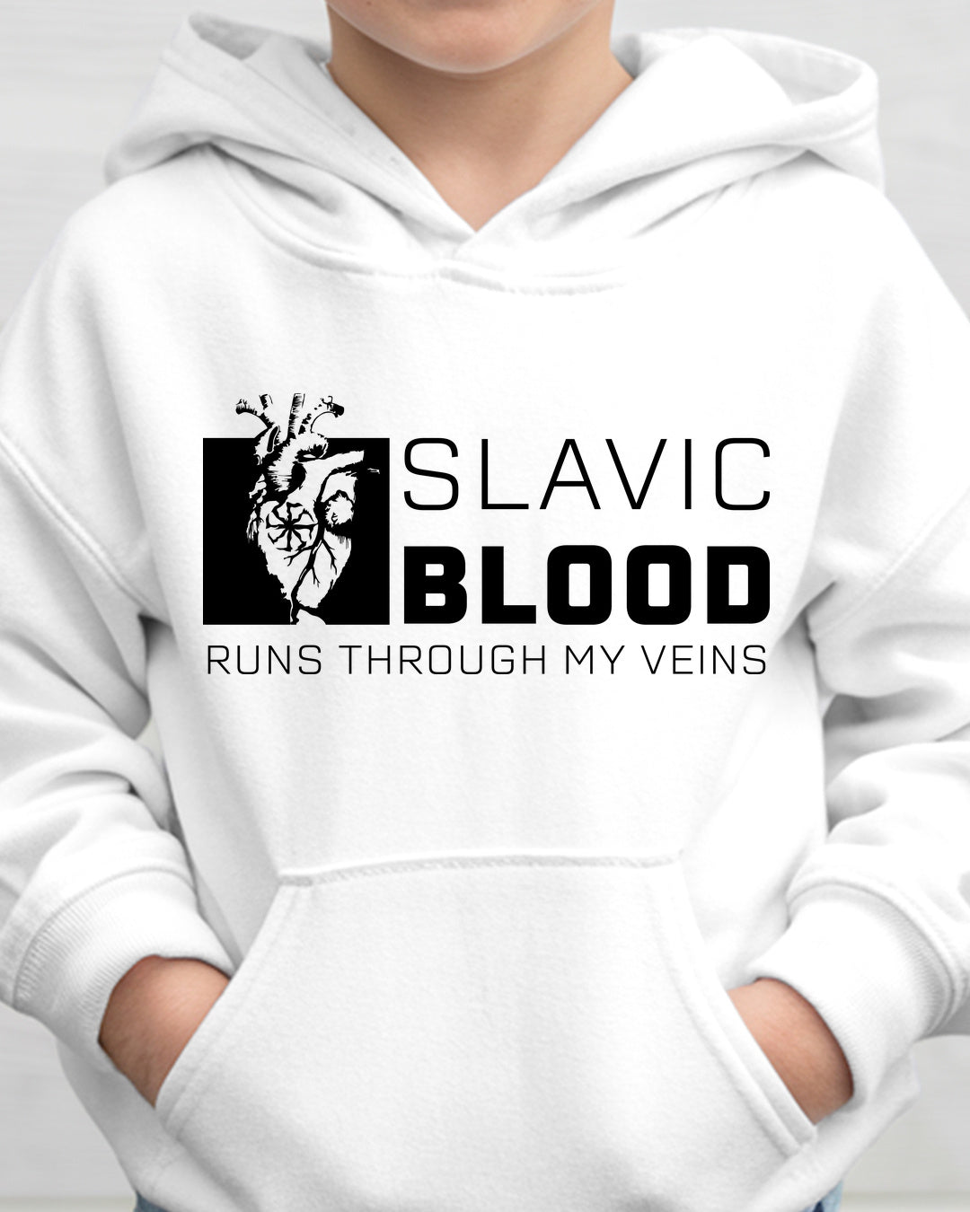 Slavic Blood Runs Through My Veins — Biały
