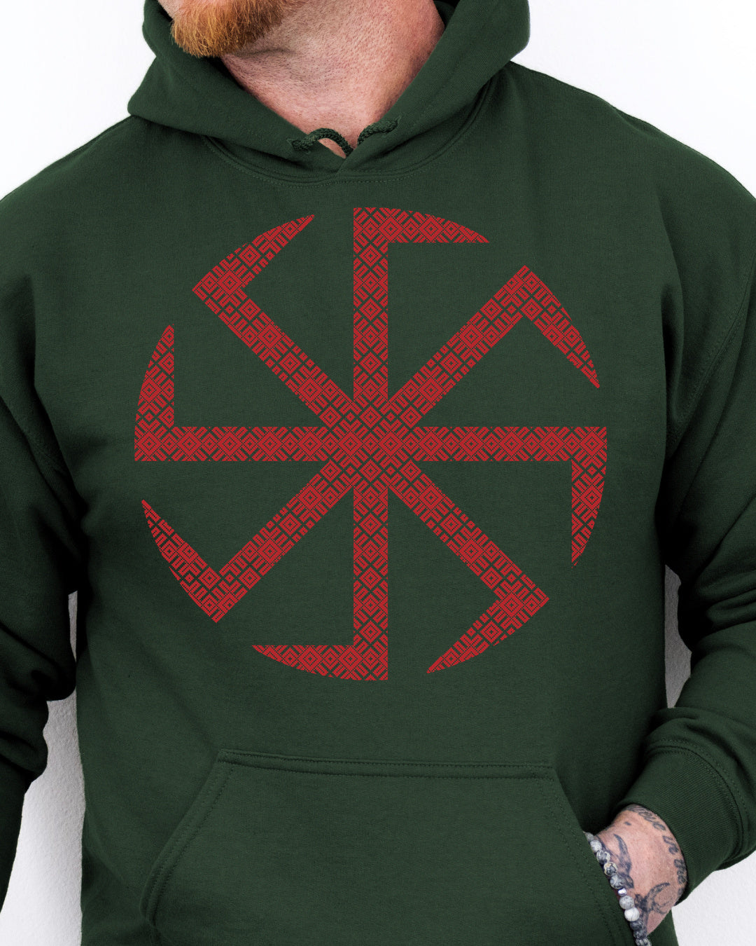 Kołowrót Ornament — Zielony leśny