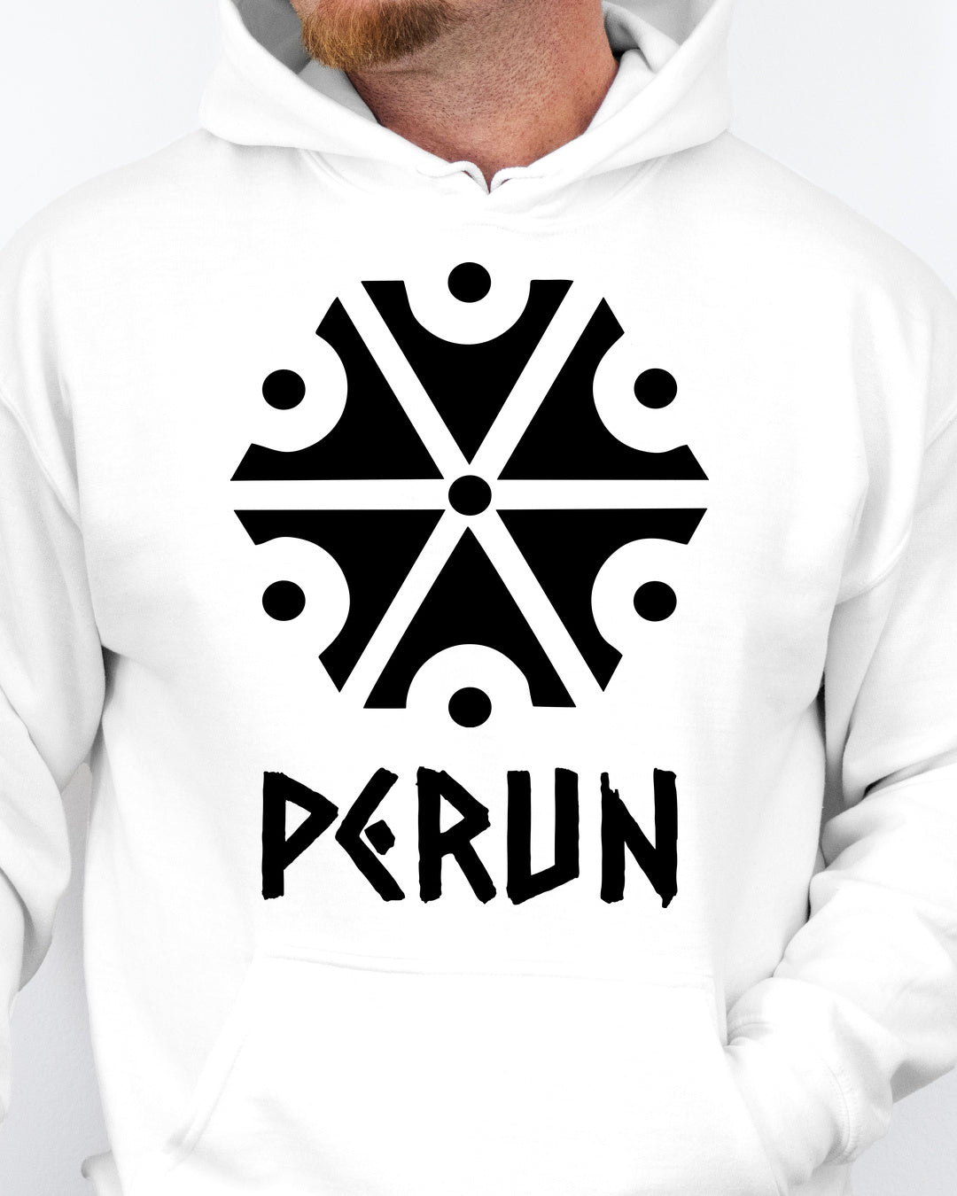 Perun Symbol — Biały