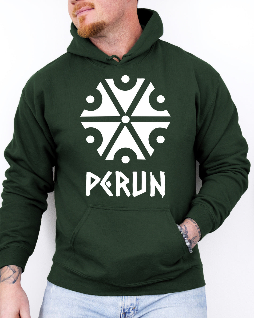 Perun Symbol — Zielony leśny