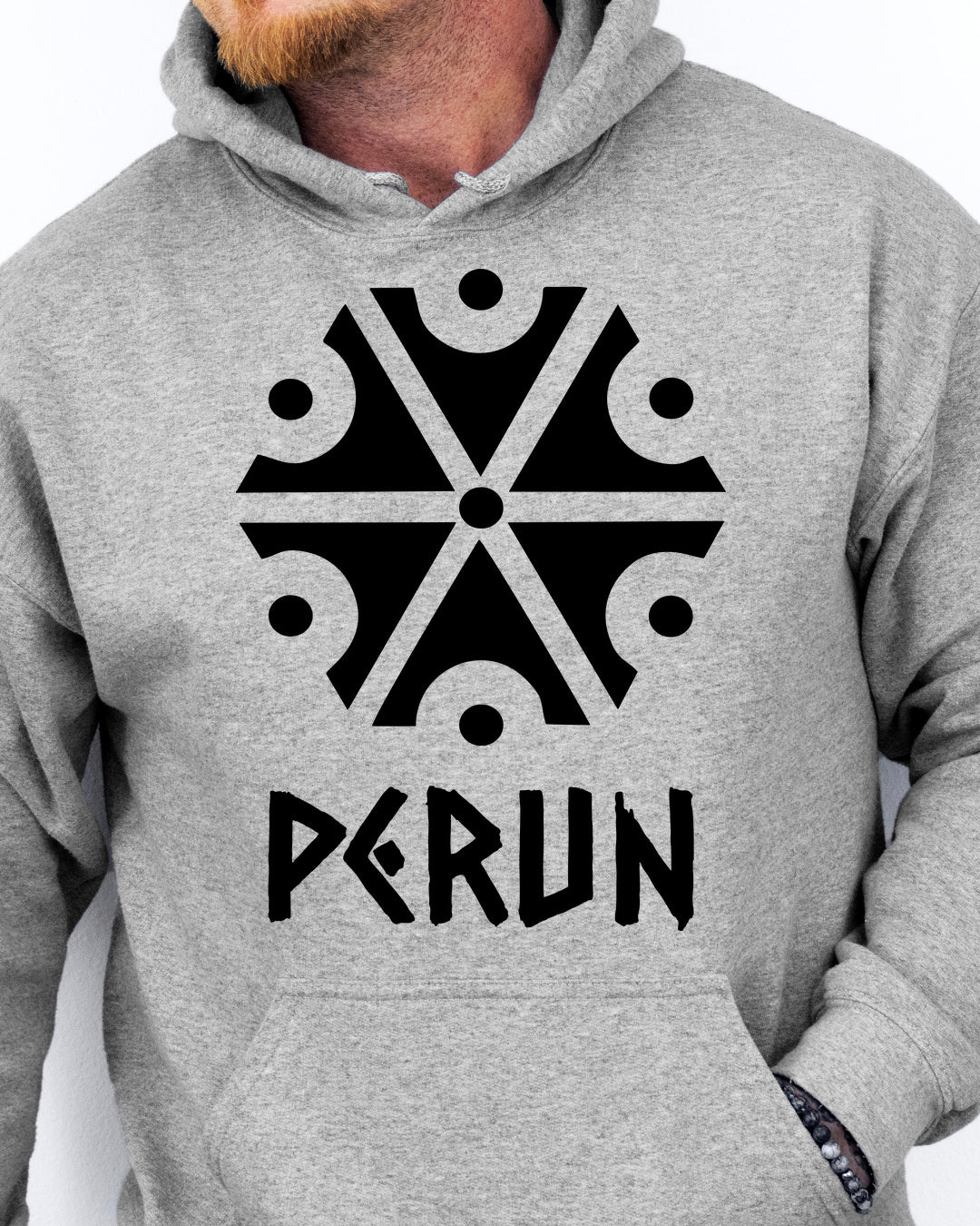 Perun Symbol — Szary