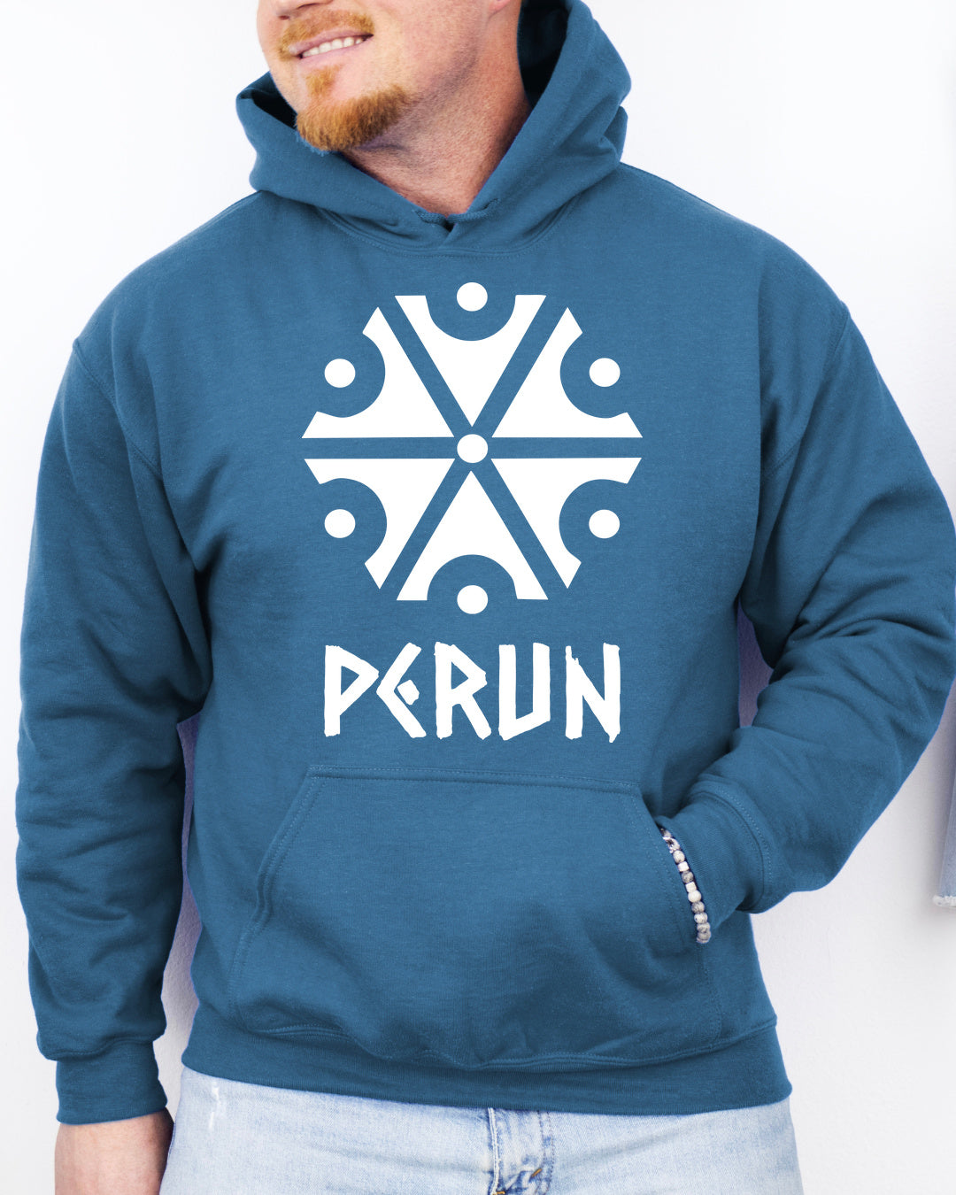 Perun Symbol — Niebieski szafirowy