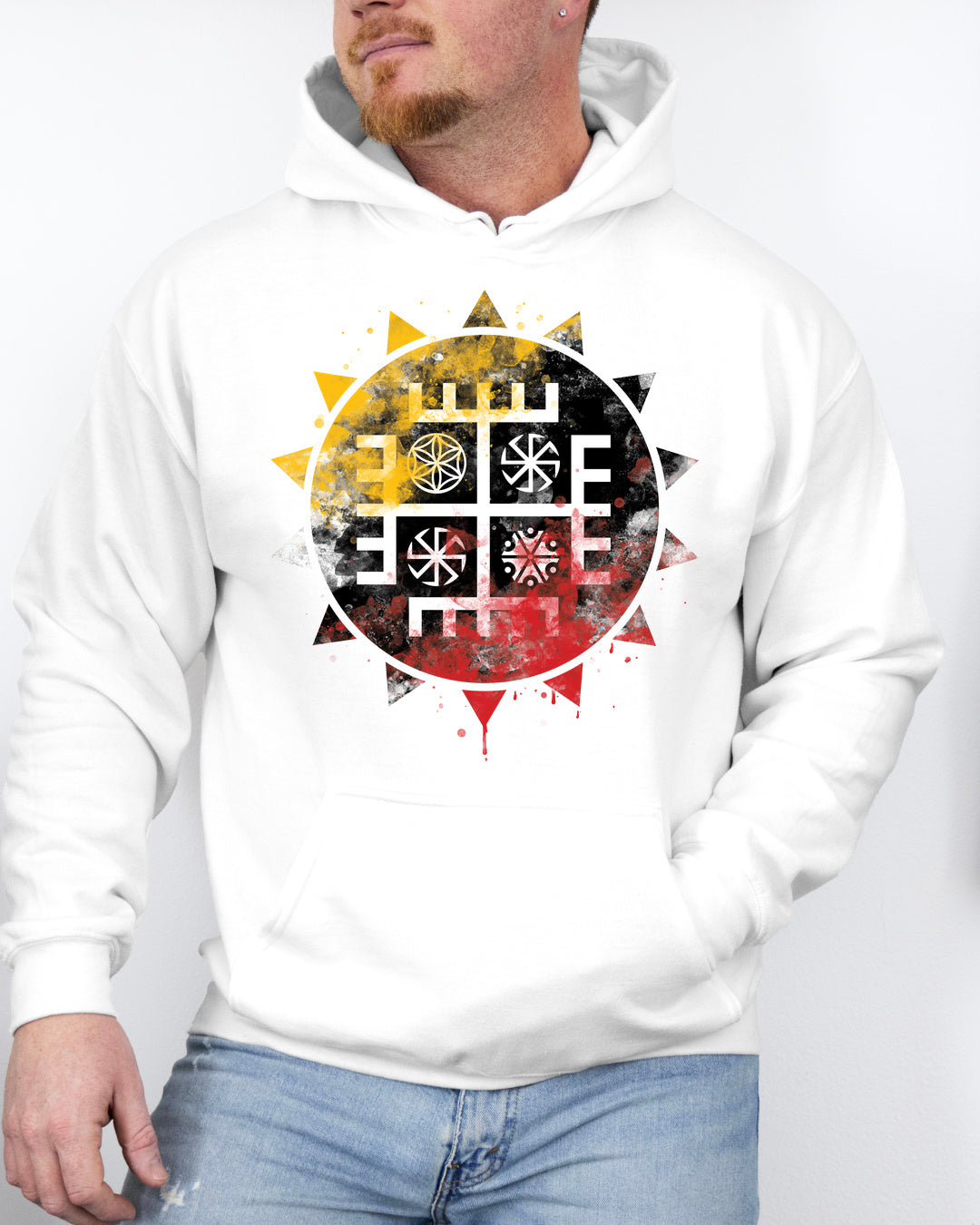 Ręce Boga Słońce — Biały
