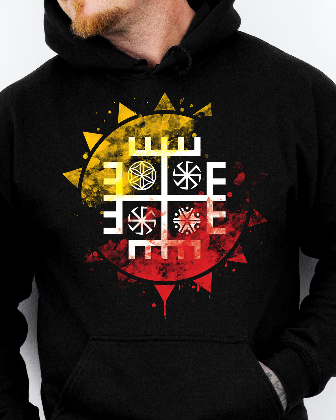 Ręce Boga Słońce — Czarny