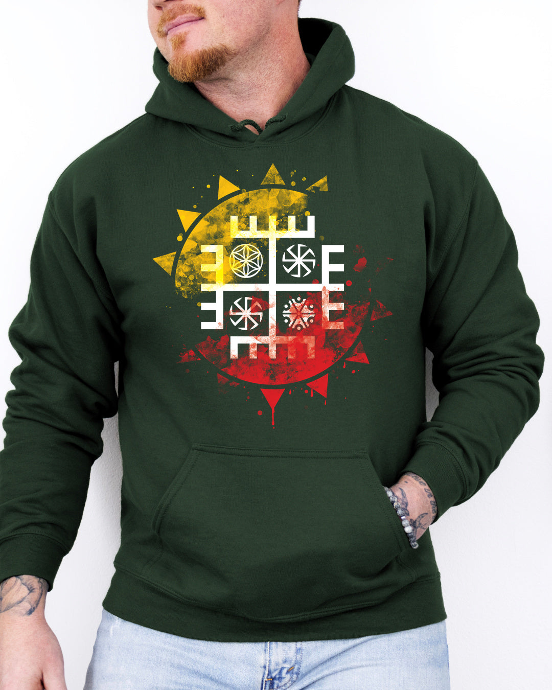 Ręce Boga Słońce — Zielony leśny