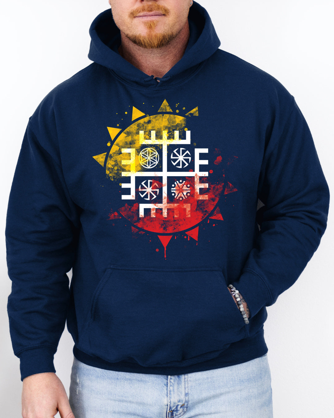 Ręce Boga Słońce — Granatowy