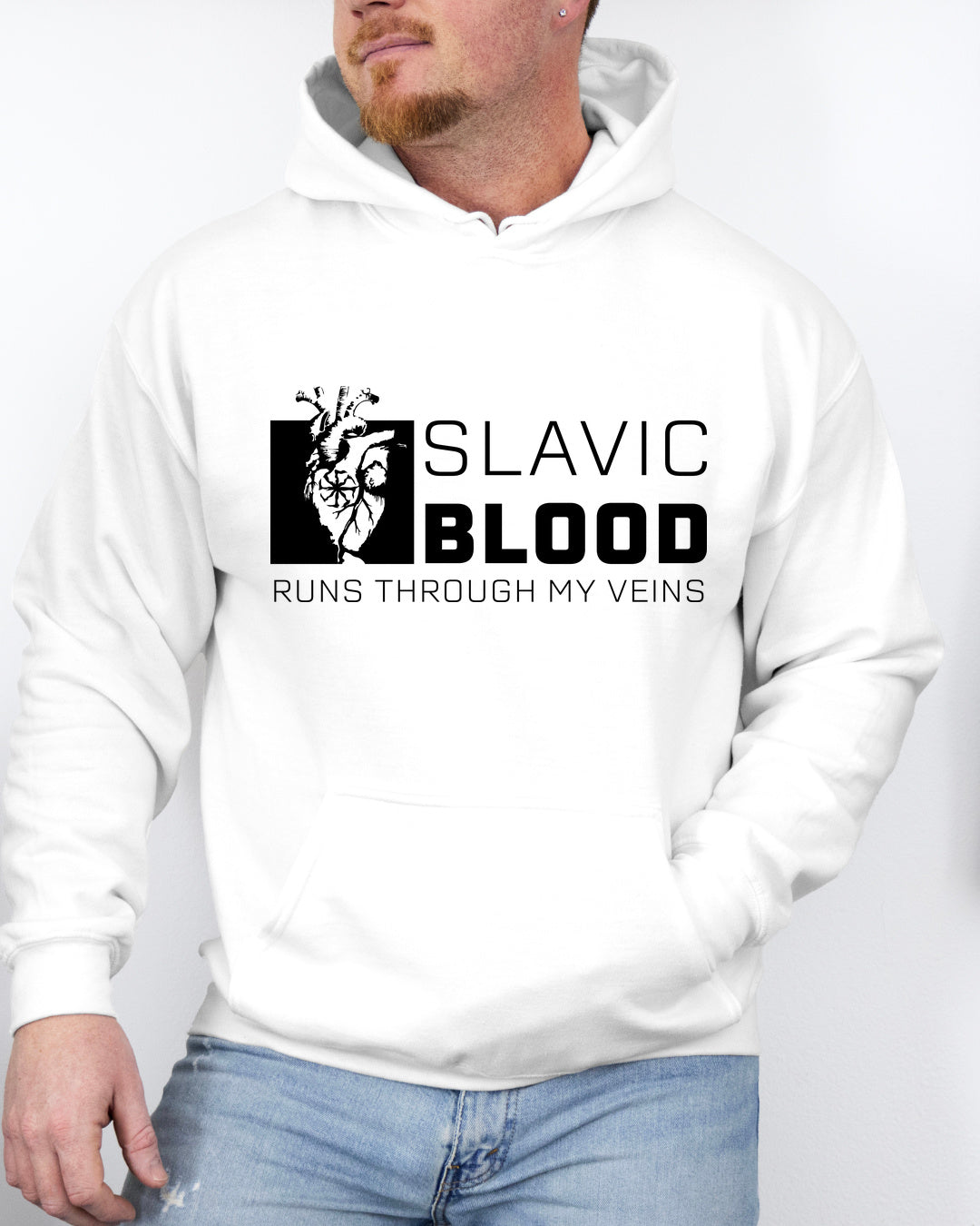 Slavic Blood Runs Through My Veins — Biały
