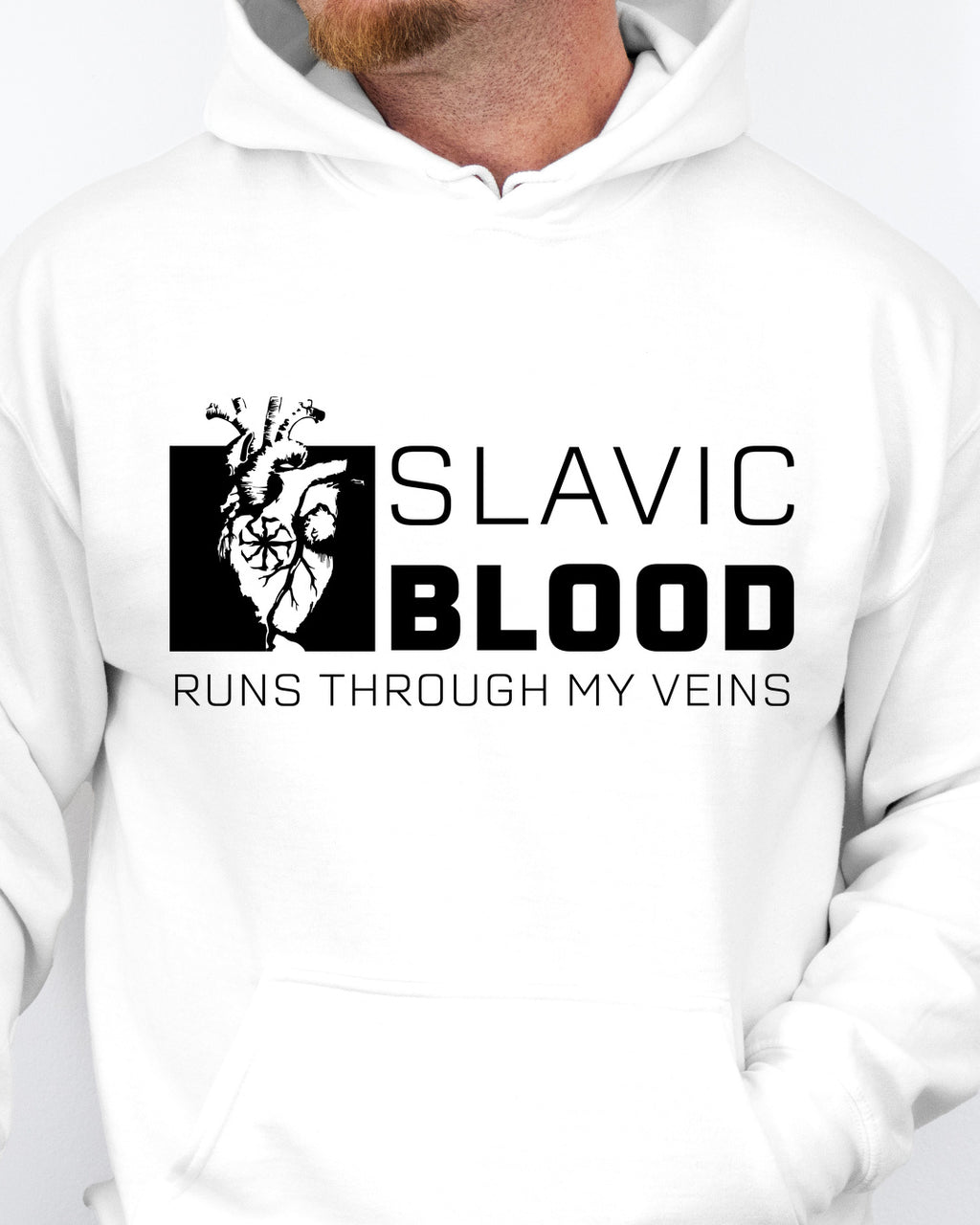 Slavic Blood Runs Through My Veins — Biały