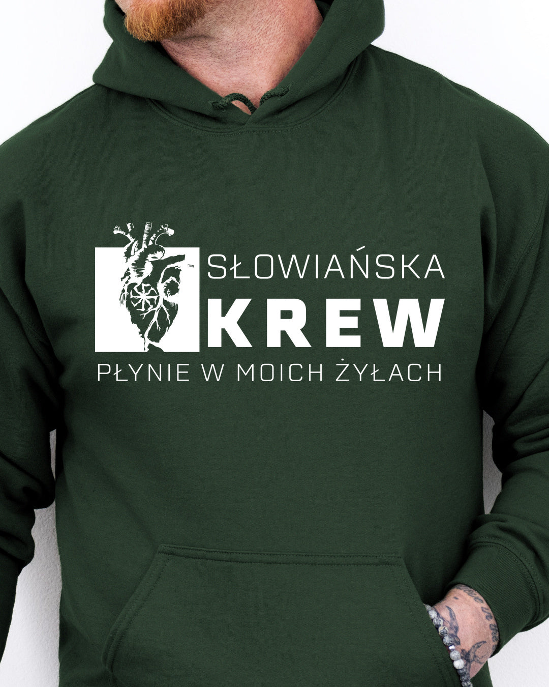 Słowiańska Krew Płynie w Moich Żyłach — Zielony leśny