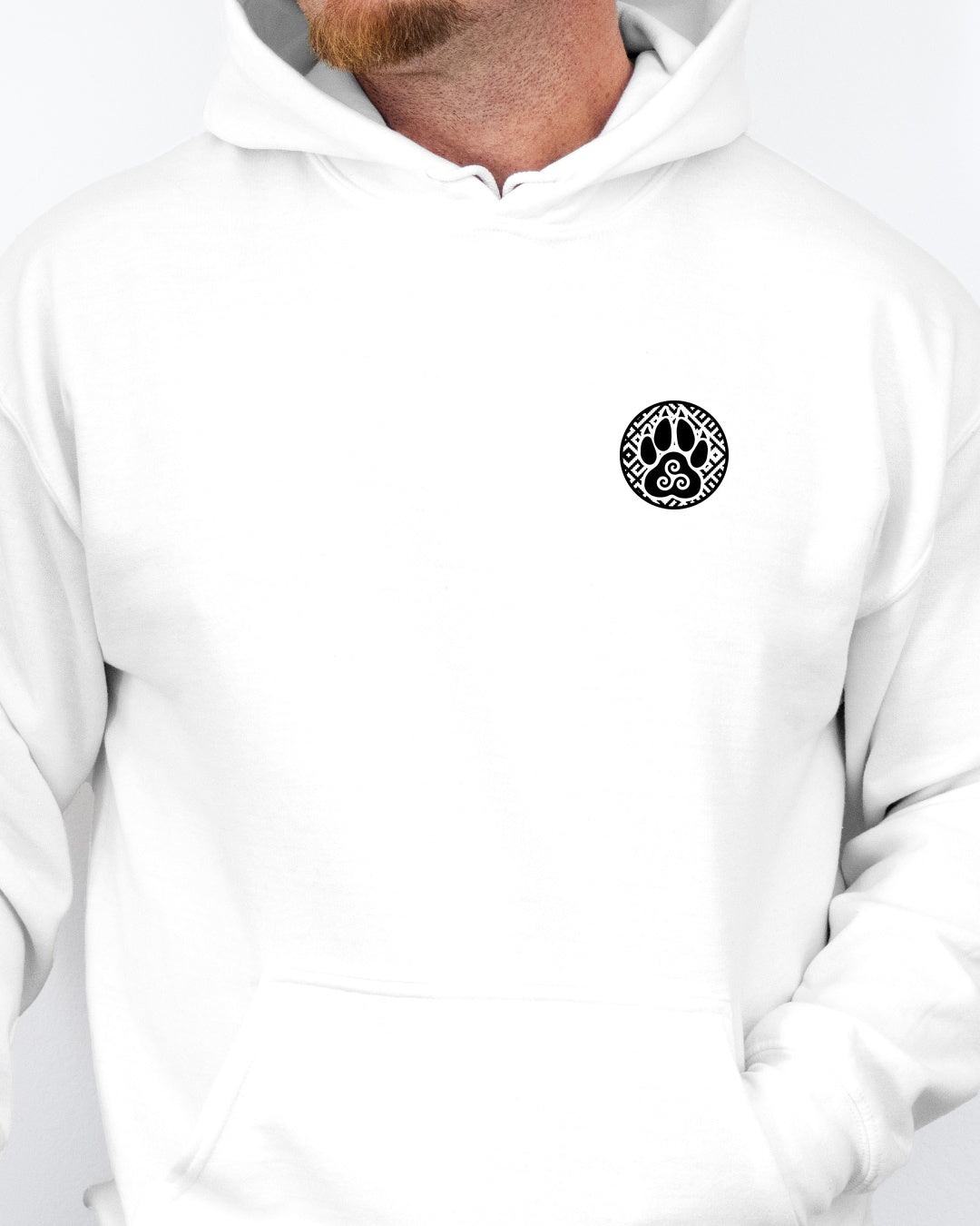 Triskelion Łapa — Biały