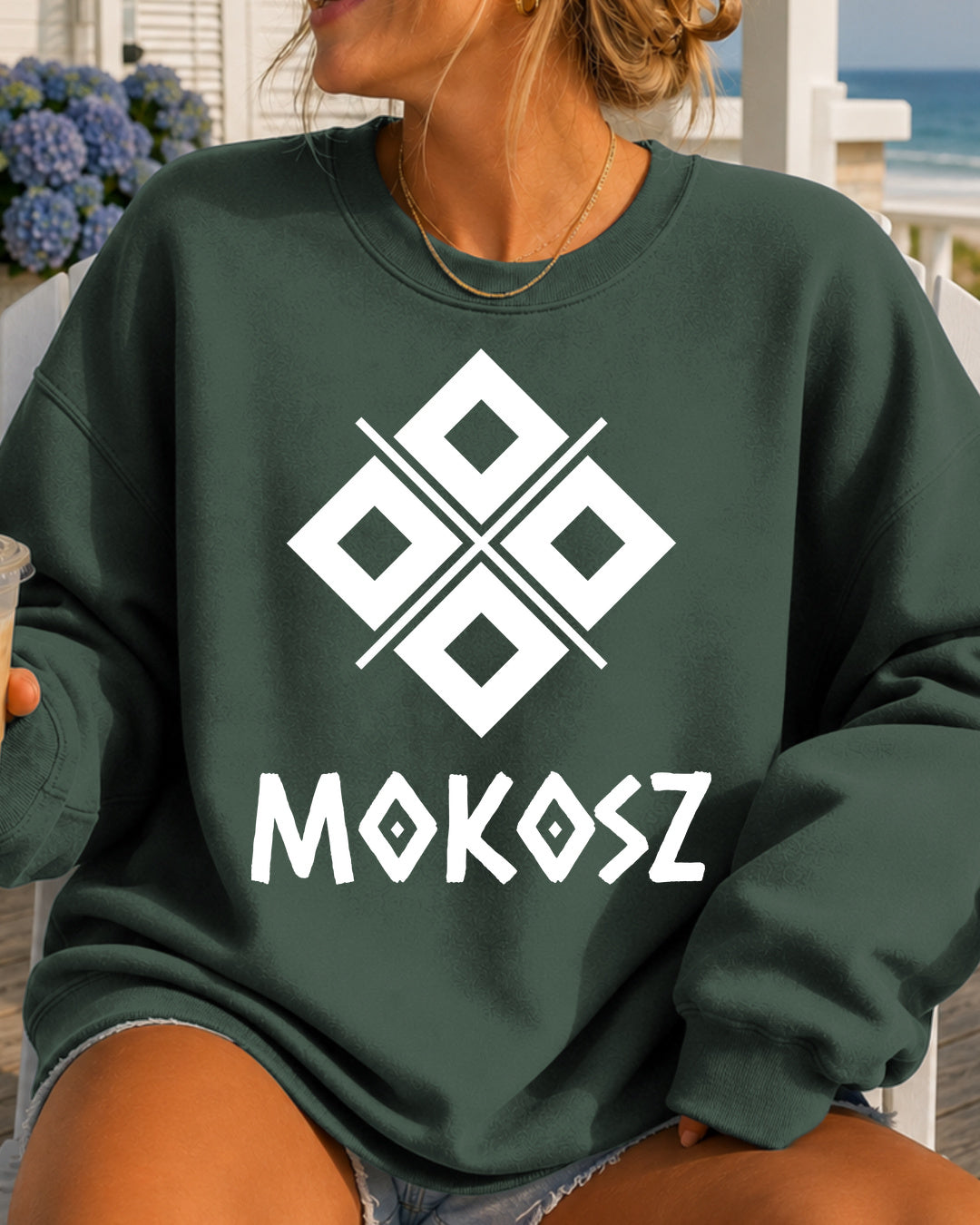 Mokosz Symbol — Zielony butelkowy