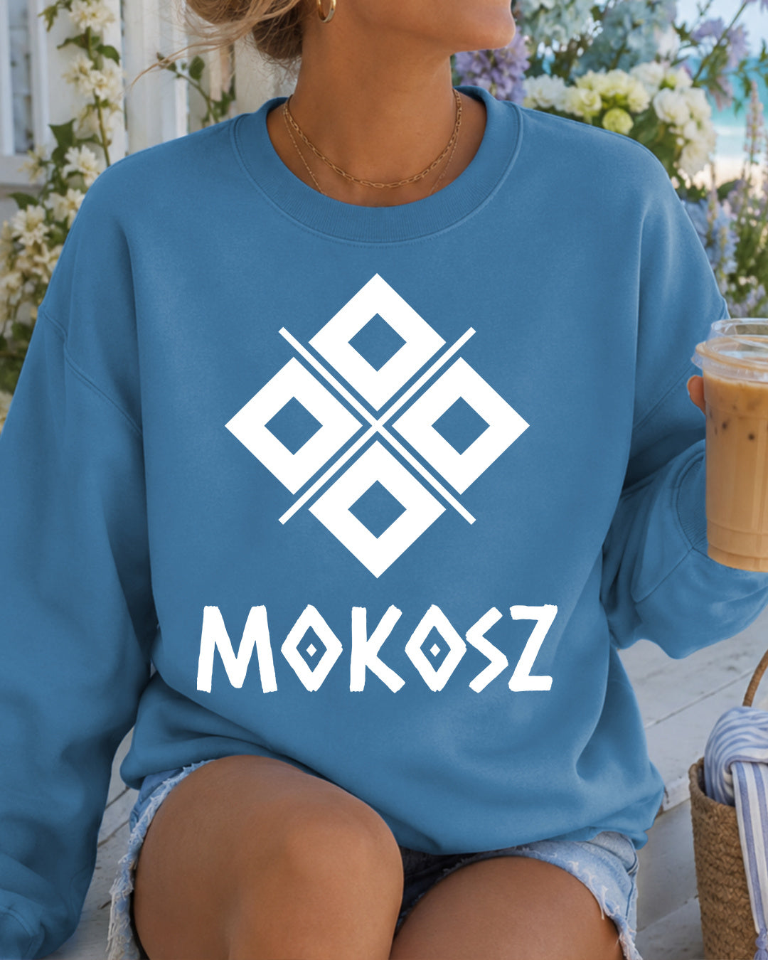 Mokosz Symbol — Niebieski szafirowy