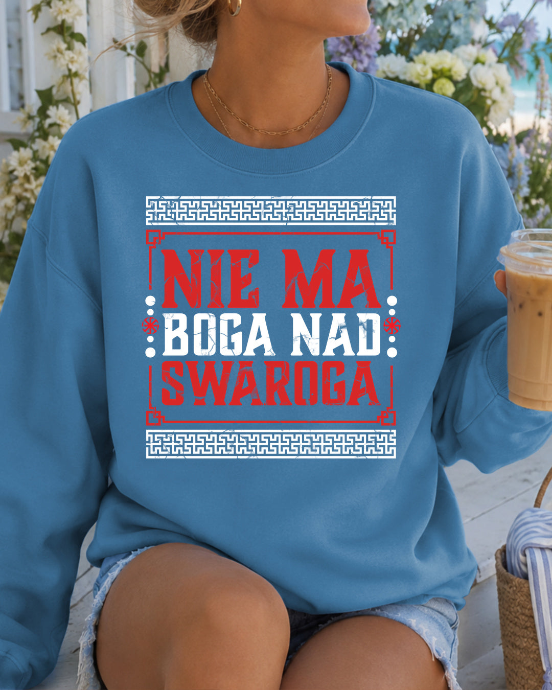 Nie Ma Boga Nad Swaroga — Niebieski szafirowy