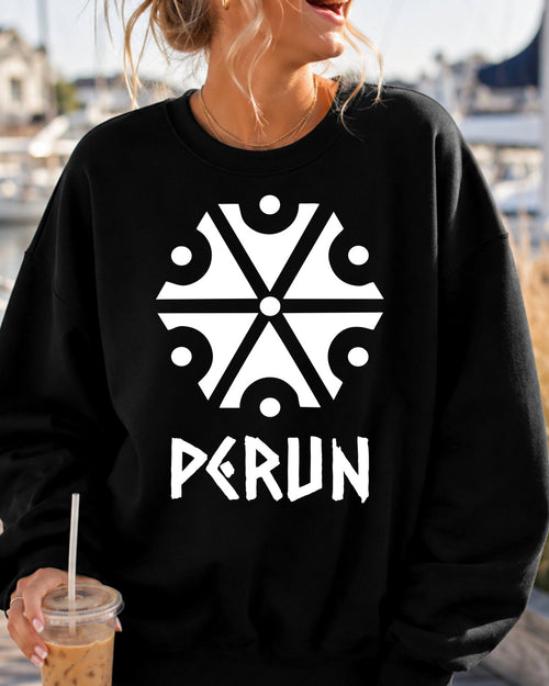 Perun Symbol — Czarny
