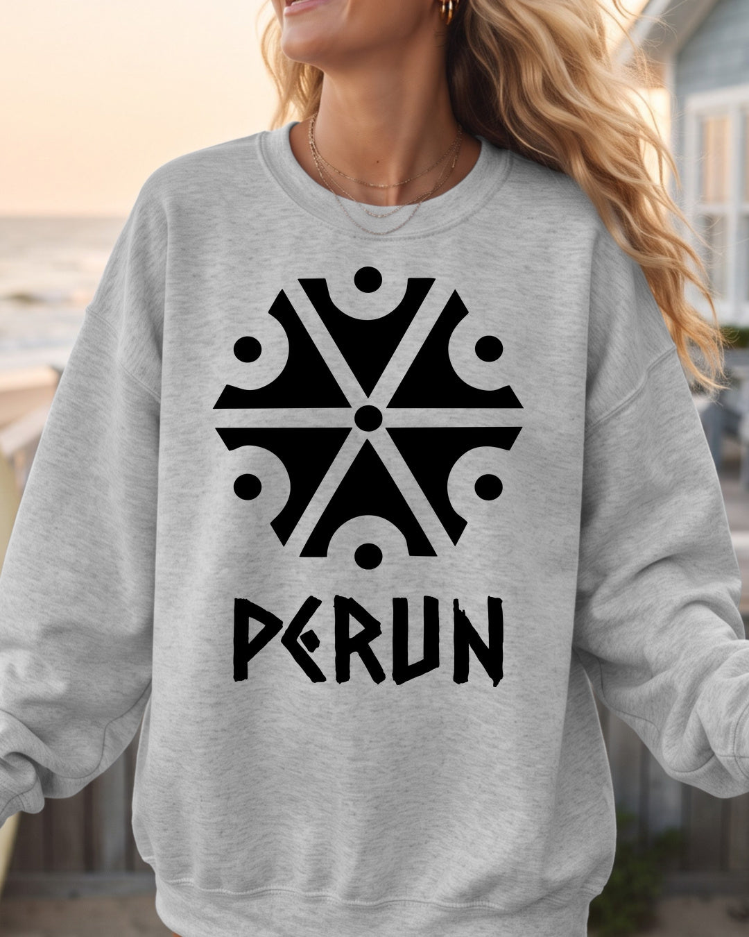 Perun Symbol — Szary