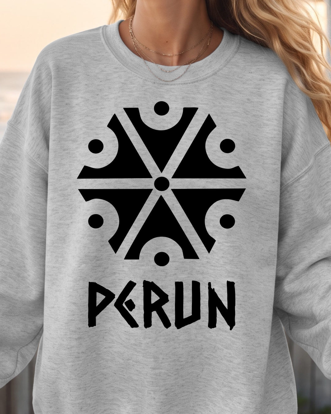 Perun Symbol — Szary