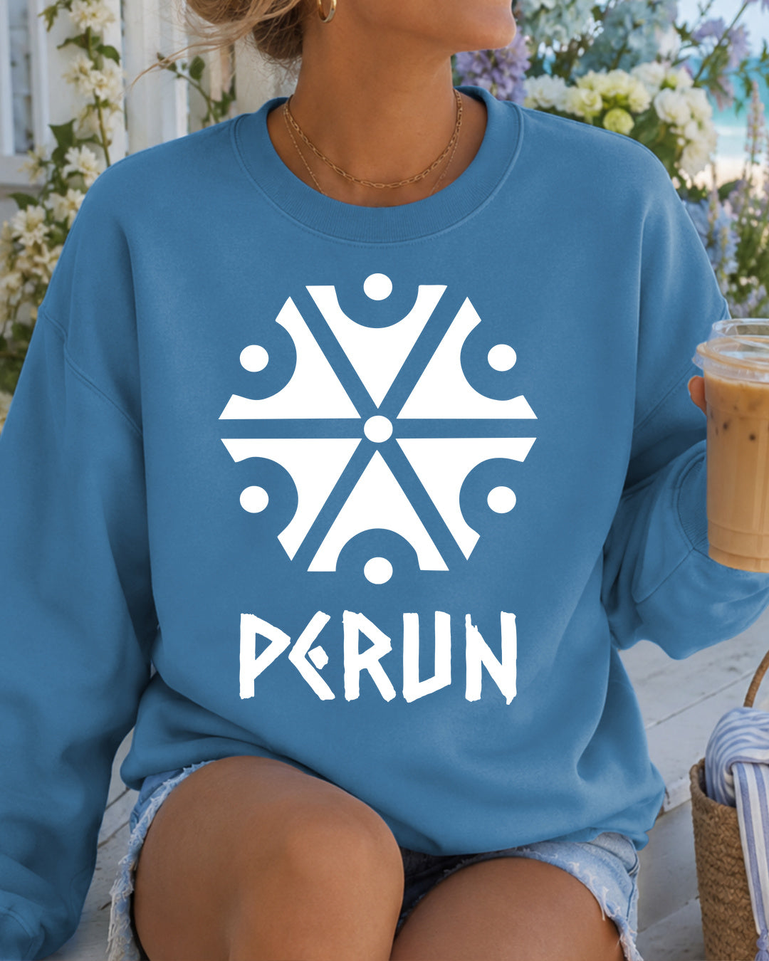 Perun Symbol — Niebieski szafirowy
