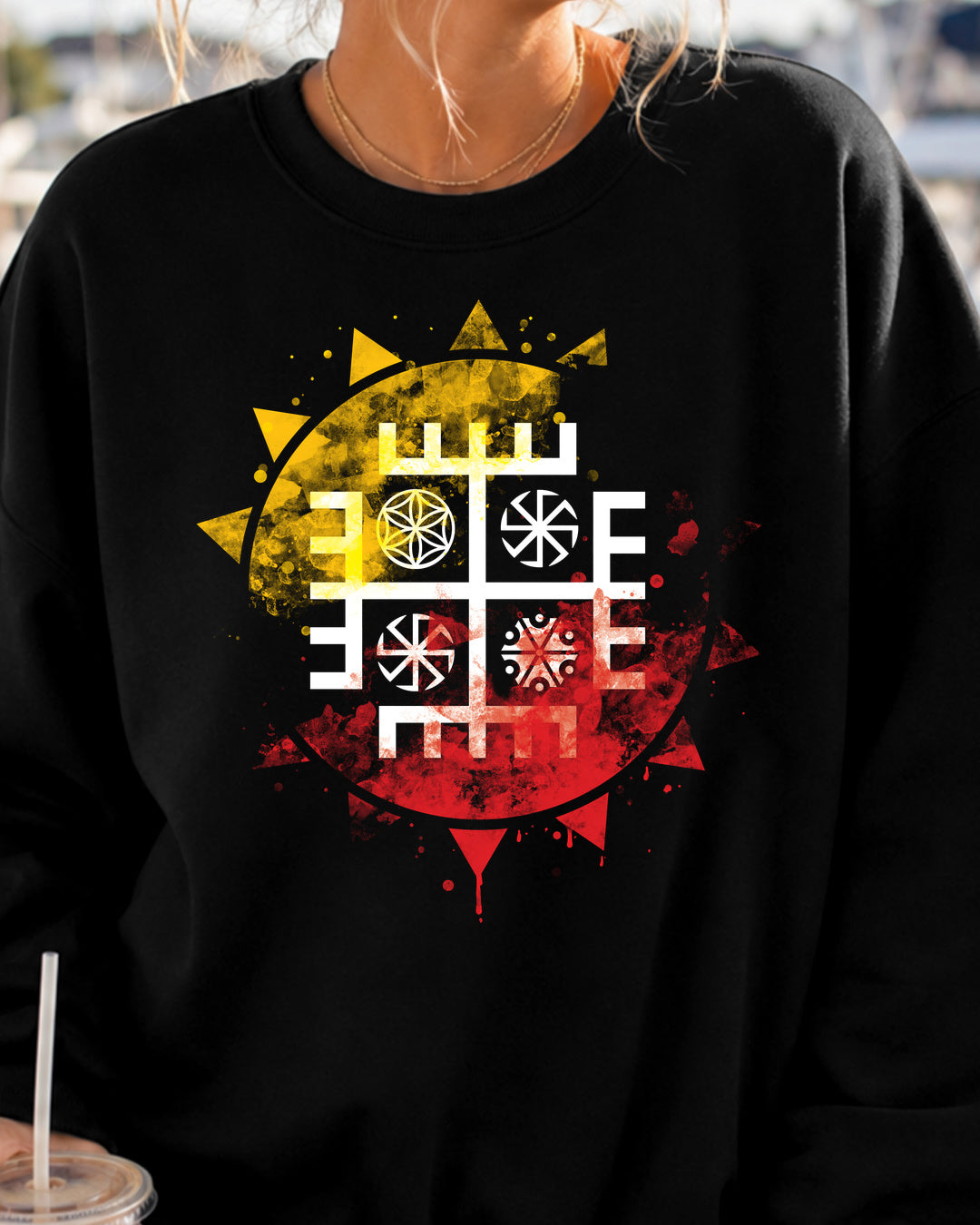 Ręce Boga Słońce — Czarny