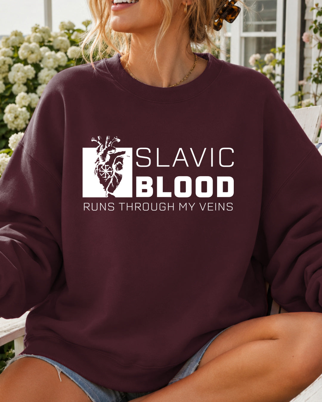 Slavic Blood Runs Through My Veins — Bordowy