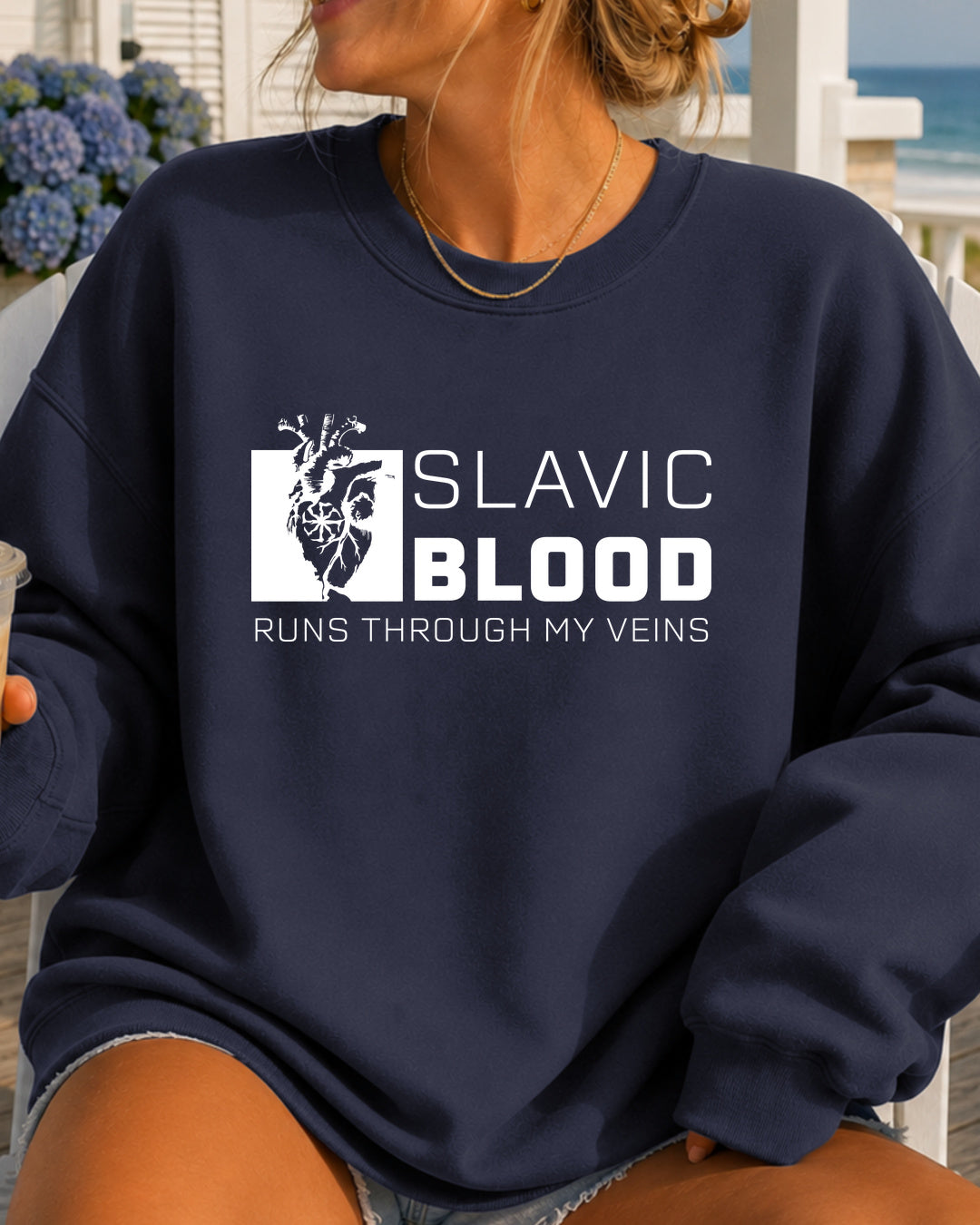 Slavic Blood Runs Through My Veins — Granatowy