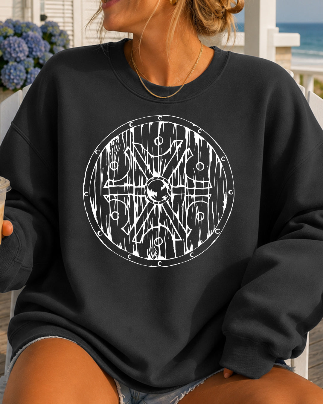 Symbol Peruna Tarcza — Grafitowy