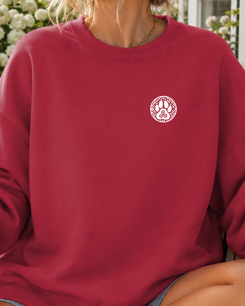 Triskelion Łapa — Czerwony