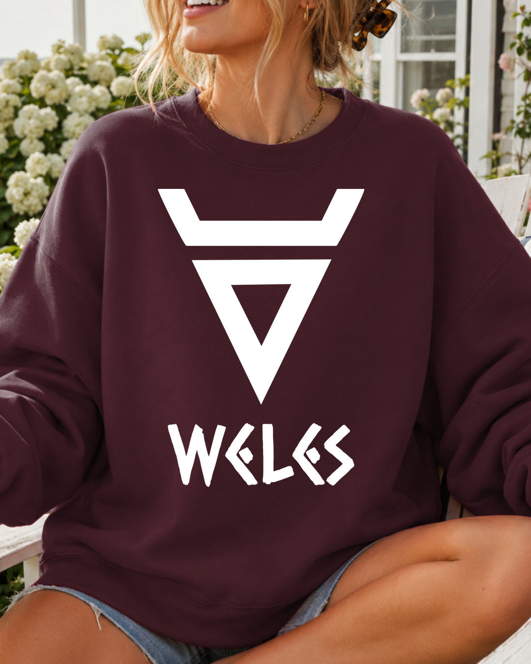 Weles Symbol — Bordowy