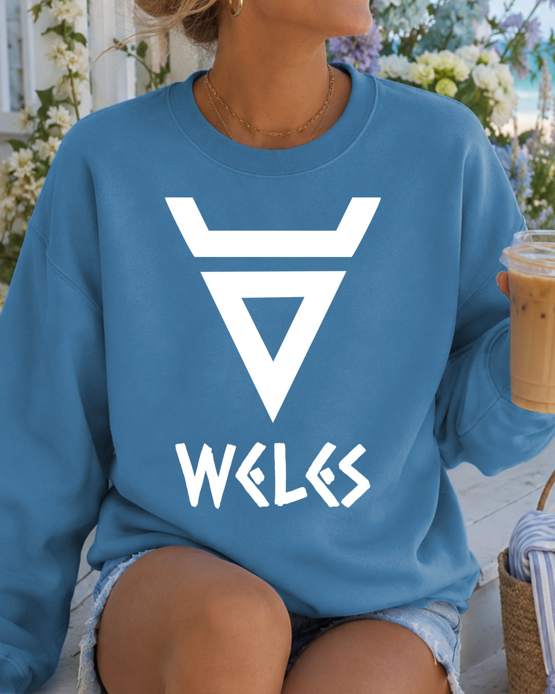 Weles Symbol — Niebieski szafirowy