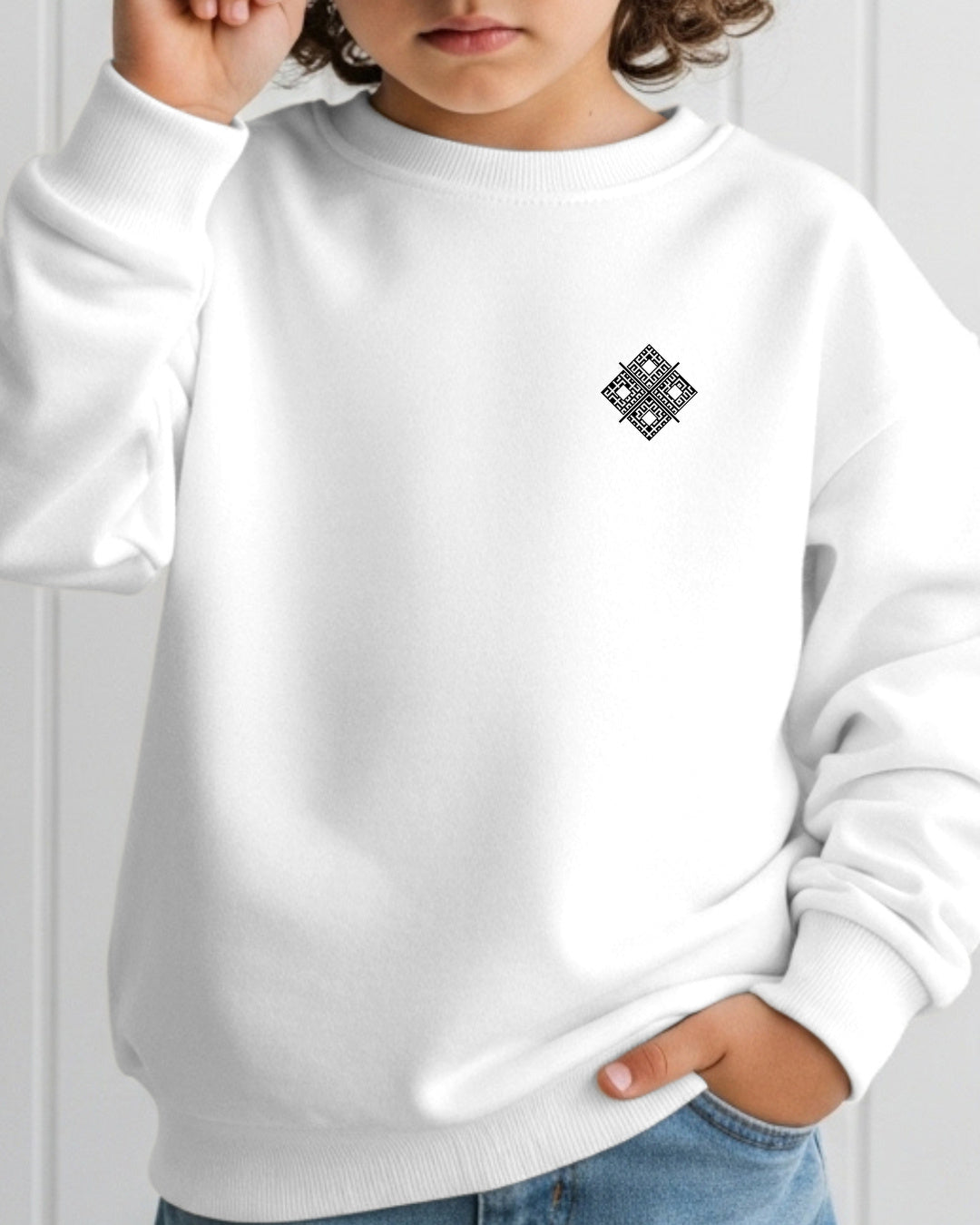 Mokosz Symbol Ornament II — Biały