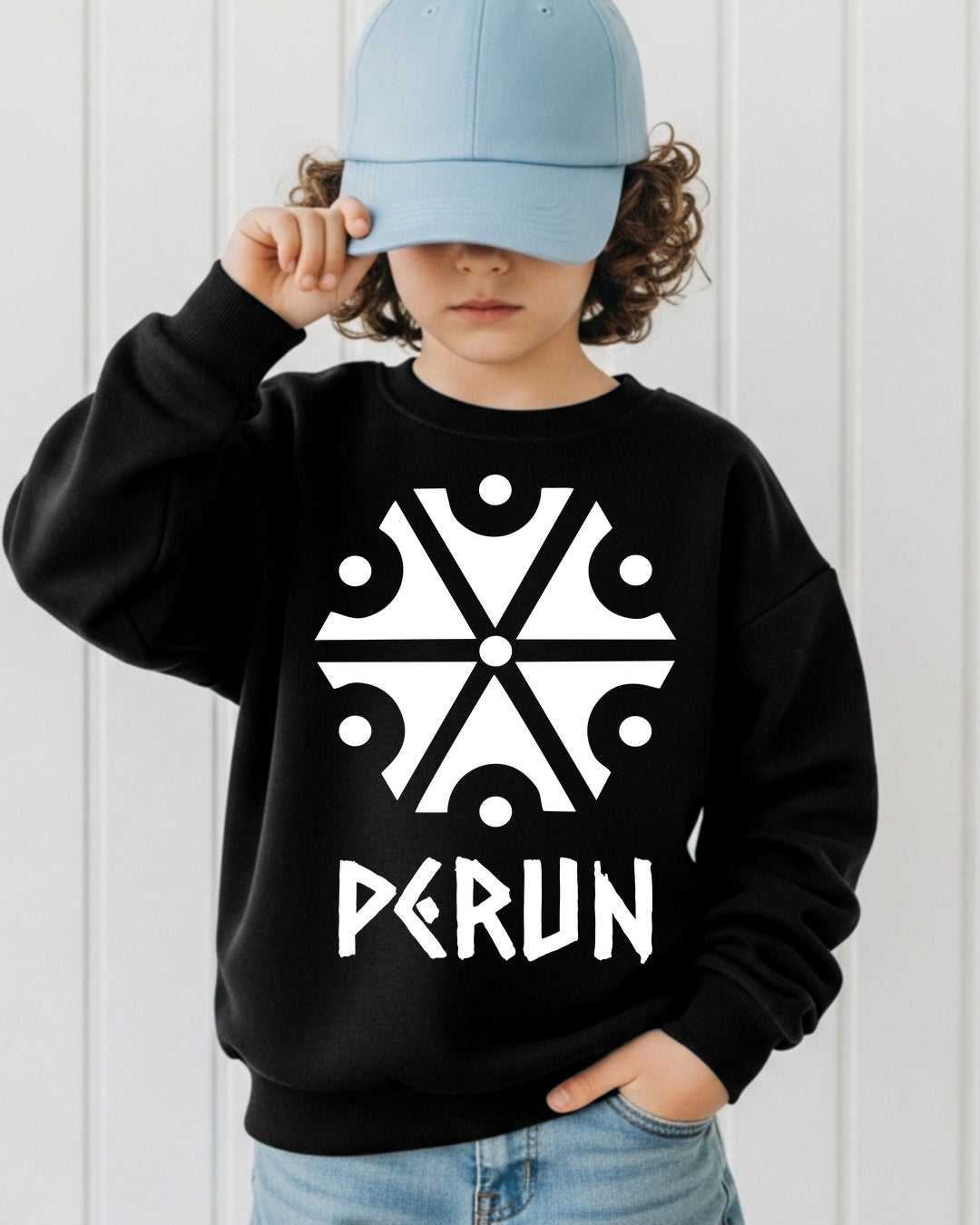 Perun Symbol — Czarny