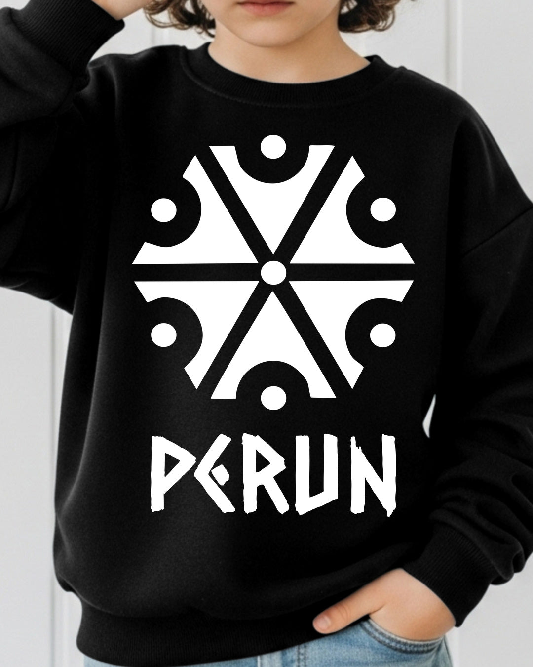 Perun Symbol — Czarny