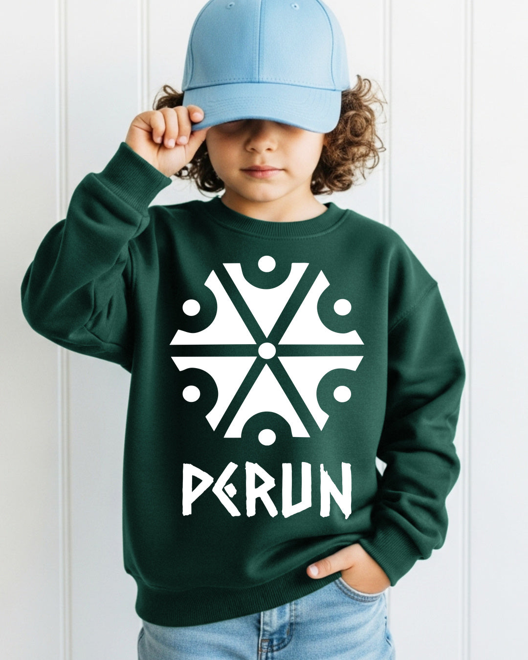 Perun Symbol — Zielony butelkowy