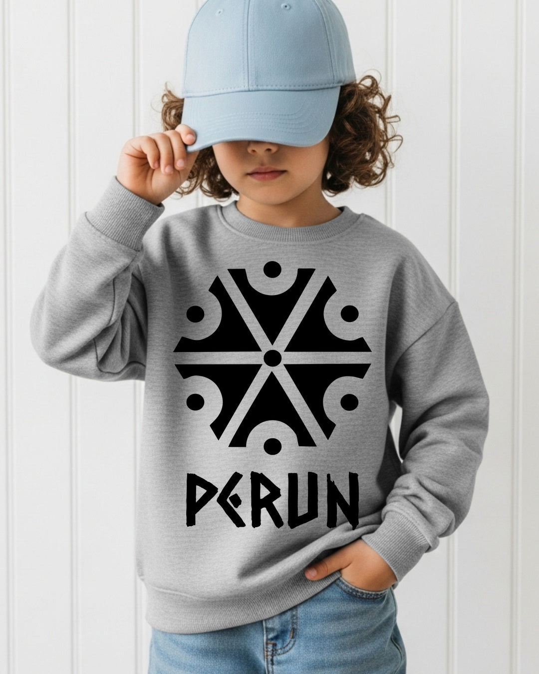 Perun Symbol — Szary